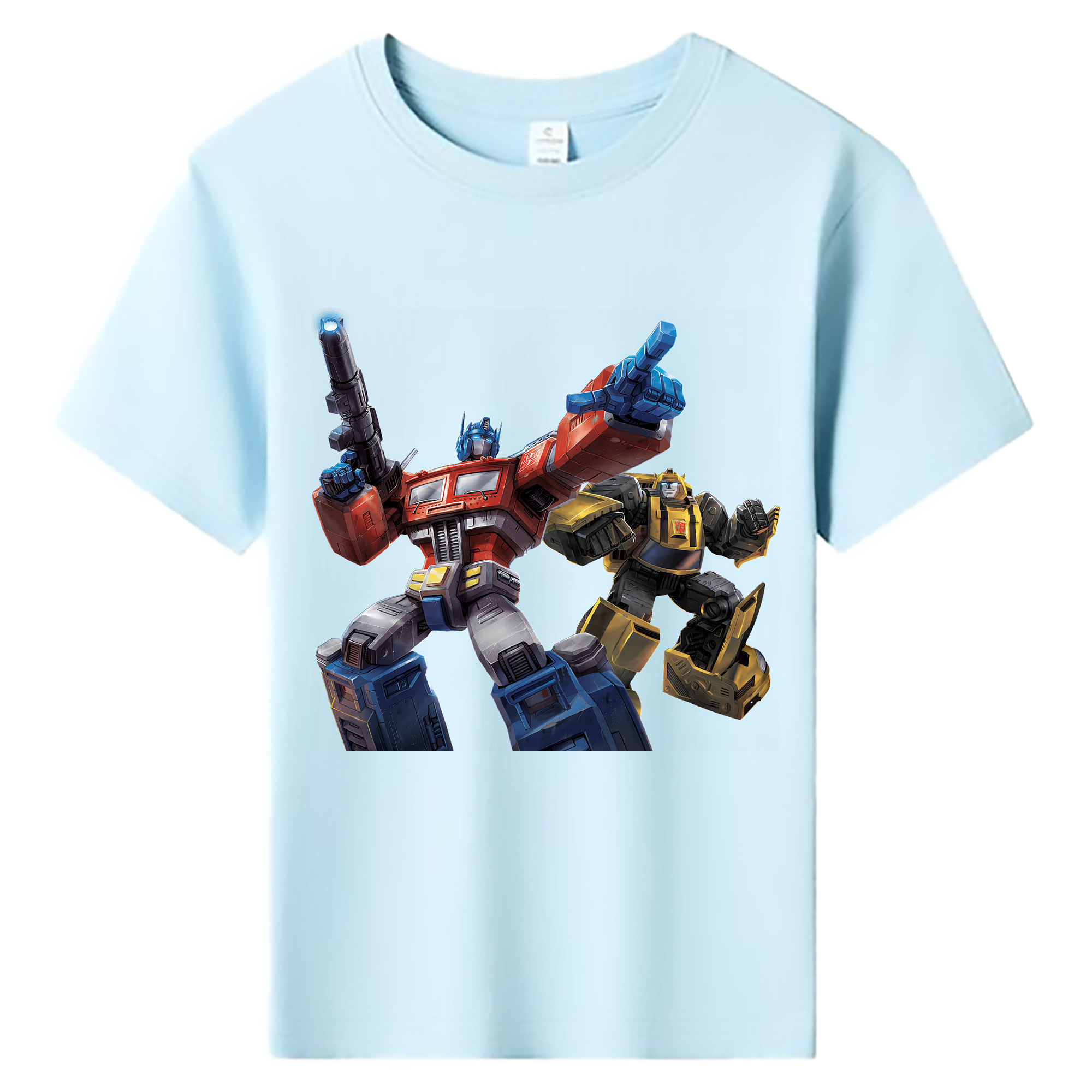 （画像用） Transformers トランスフォーマー 綿100％キッズTシャツ（フロントプリント）